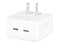 Apple 35W Dual USB - C Port Compact Power Adapter  - MNWM3AM/A