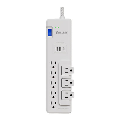 Forza  -  Surge protector  - FSP-821RUSBCW