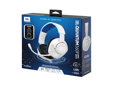 JBL  -  Headphones  - JBLQ360PWLWHTBLUAM